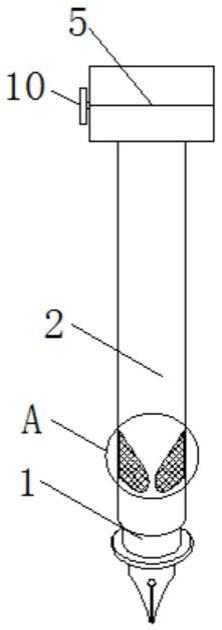 一种方便实用的钢笔字写字辅助装置的制作方法