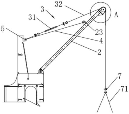 一种船舶舷梯悬挂装置的制作方法