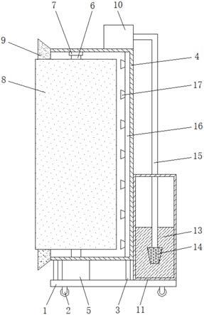 一种建筑装潢工程用墙面清扫装置的制作方法