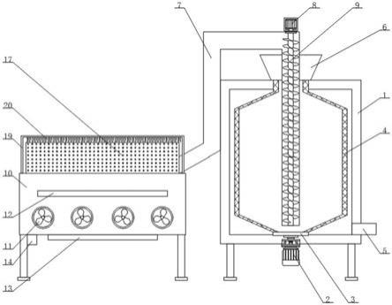 一种水产饲料加工筛选干燥装置的制作方法