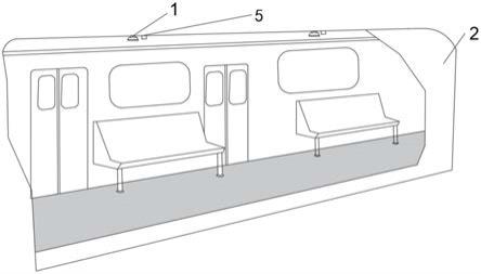 一种地铁车厢拥挤度显示装置的制作方法