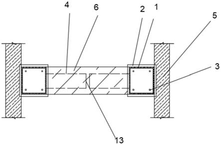 一种后砌非承重隔墙稳定结构的制作方法