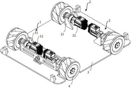 一种适用于麦轮的AGV底盘结构及其制成的移动机器人的制作方法
