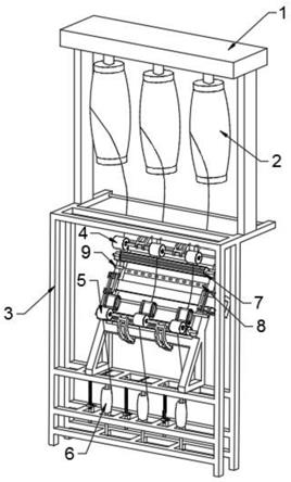 旋转式热辊导纱用细纱机精密自动牵引装置的制作方法