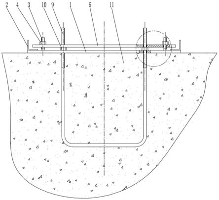 轨道螺栓定位装置及轨道螺栓施工方法与流程