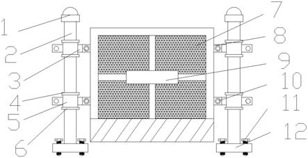 —种基坑施工用组合式护栏的制作方法