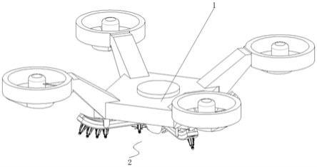 一种绿化带管道提示用铺设无人机的制作方法