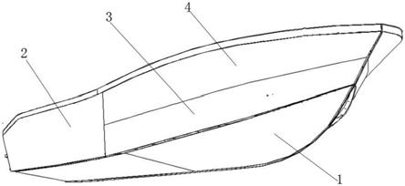 一种船舷带折角的铝合金船舶的制作方法