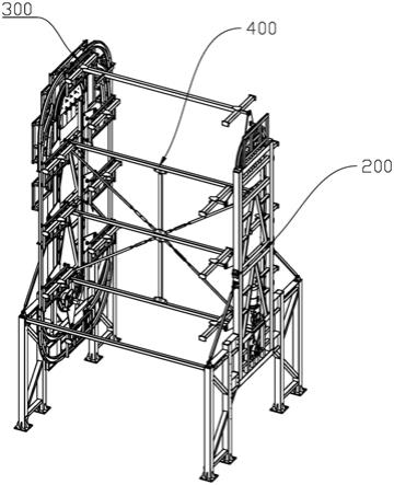 用于垂直循环立体停车库的支架结构的制作方法
