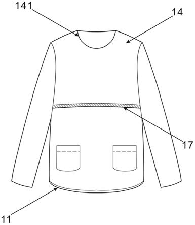 一种上掀式哺乳病员服及哺乳病员套装的制作方法