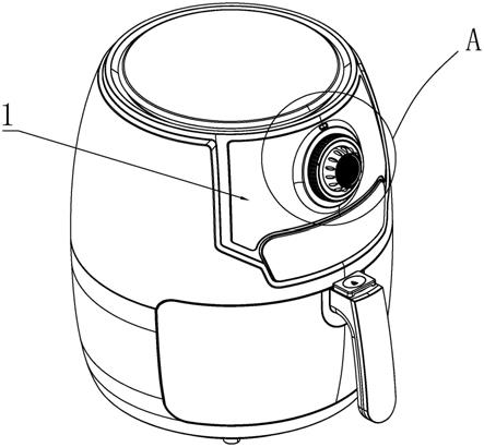 一种具有组合式开关的空气炸锅的制作方法