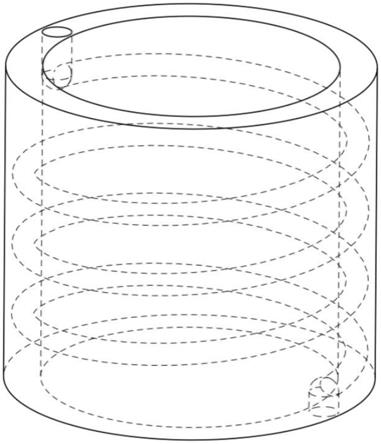 一种内置管道零件的3D打印工艺的制作方法