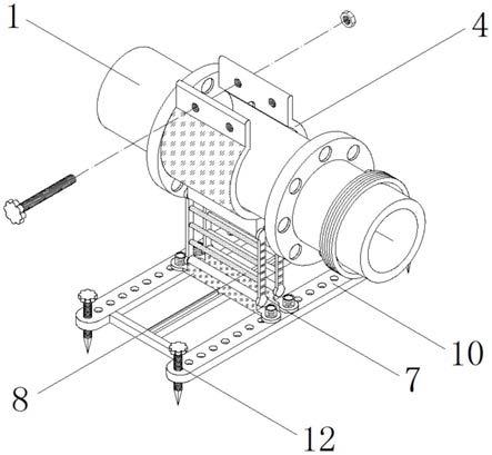 一种建筑施工用供水池水管组件的制作方法