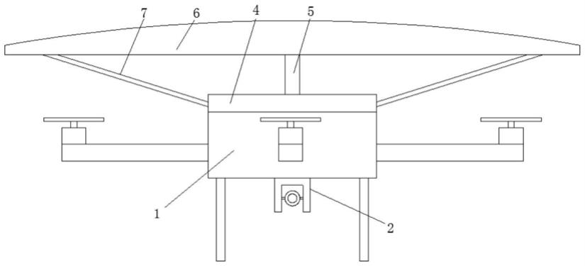 航测多旋翼无人机防微小雨保护罩的制作方法