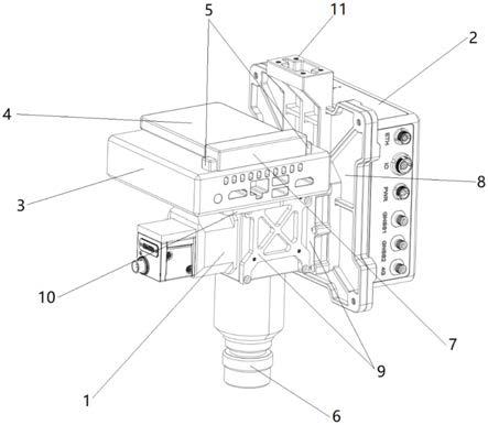 用于飞行平台的机载高光谱成像装置及连接结构的制作方法