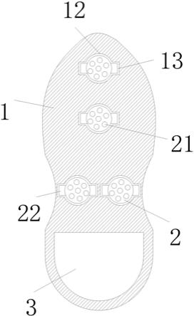 一种具有按摩功能的硅胶鞋的制作方法