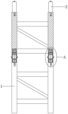 一种轻钢建筑用桁架连接结构的制作方法