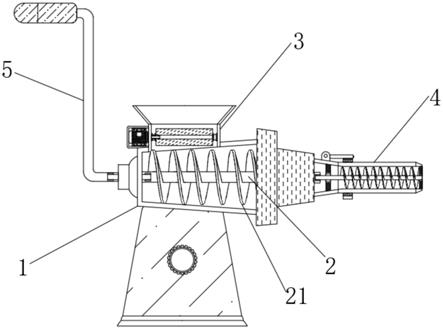一种香肠灌装机用进料导流结构的制作方法