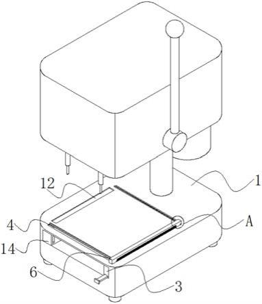 一种便于收集废料的球面镜加工用打孔机的制作方法