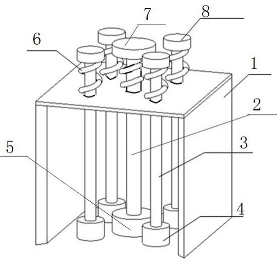 施工建筑物内线盒定位标记装置的制作方法