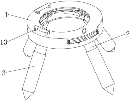 一种建筑用桩的施工固定装置的制作方法