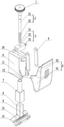 一种军鼓沙带用松紧绳索微调装置的制作方法