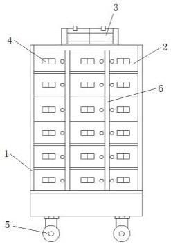 一种人力资源资料分类存放设备的制作方法