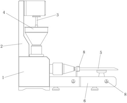 一种带有肠衣推挤结构的香肠灌装机的制作方法