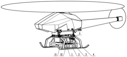 一种无人直升机用多重绳降式投放机构的制作方法
