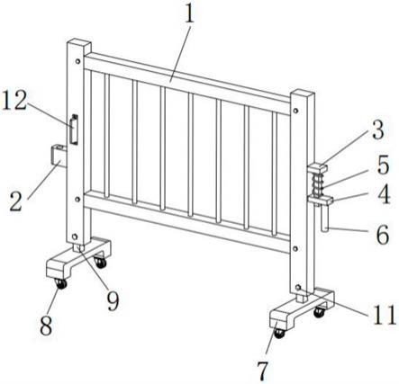 一种高耐候性钢制安全围栏的制作方法