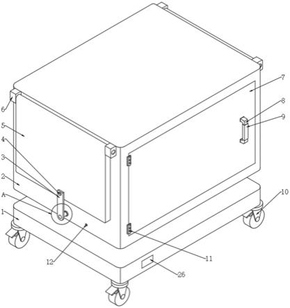 一种移动式建筑管理用监测工作台的制作方法