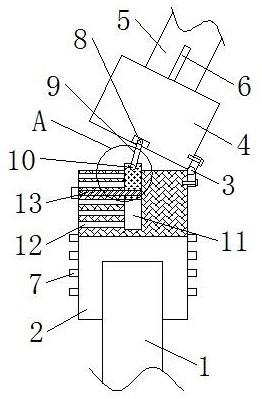 一种立柱加固钢结构的制作方法