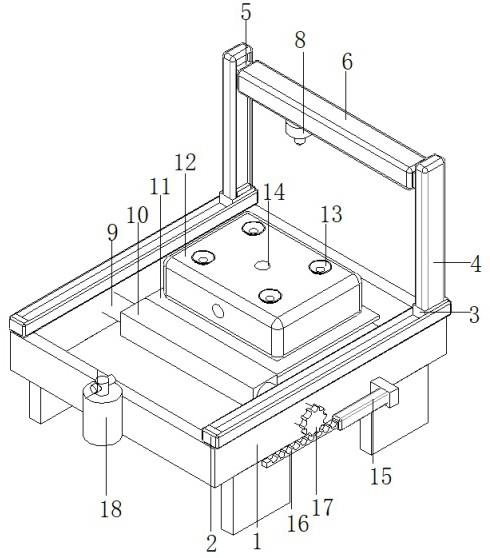 一种控制盒多方位自动钻孔装置的制作方法