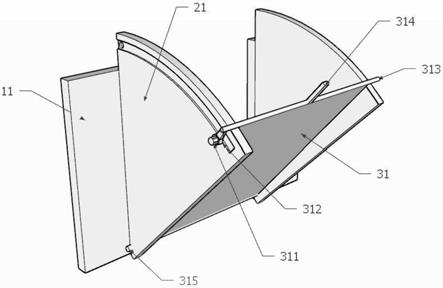 一种活动式构造柱簸箕斗料口的制作方法