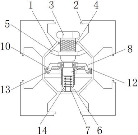 一种具有内部加固结构的安装支撑用铝型材的制作方法