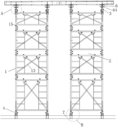 一种组合式桥面板现浇门型支架的制作方法