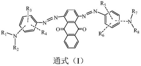 深红色染料化合物及其制备方法和染色应用与流程