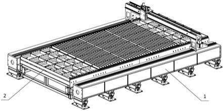 一种地轨式高功率激光切板设备的制作方法