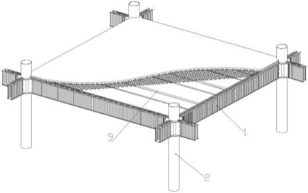 一种甲壳梁与钢管混凝土柱构成的新型框架结构的制作方法