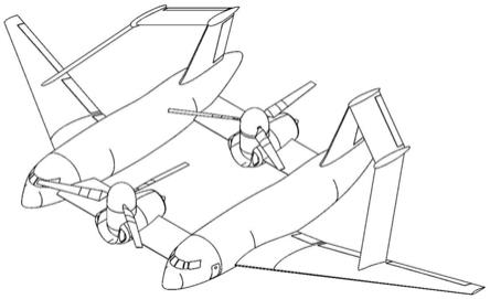 一种双机身式倾转旋翼机的制作方法