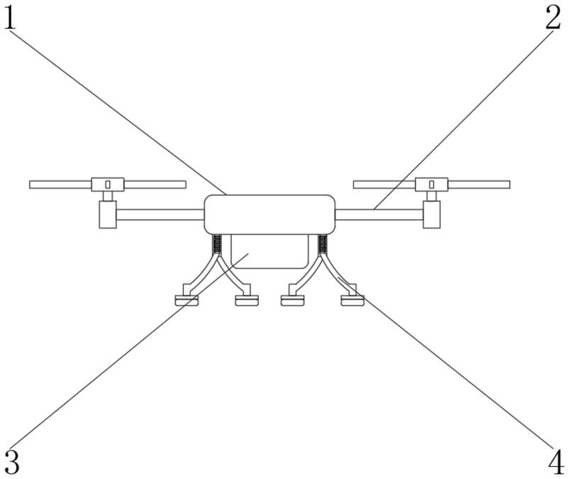 一种带落地减震装置的雾化植保无人机的制作方法