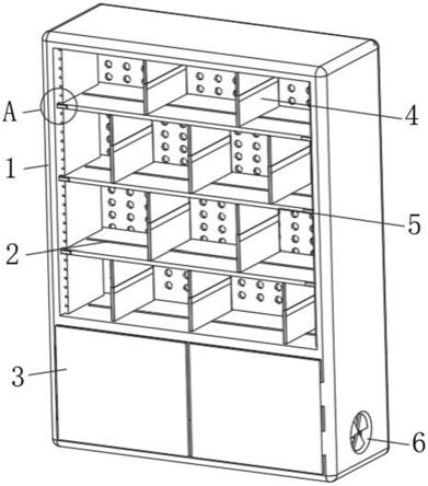 一种展示用防尘免漆书架的制作方法