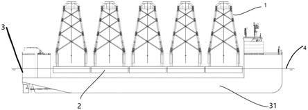 一种海上风电运输装置的制作方法