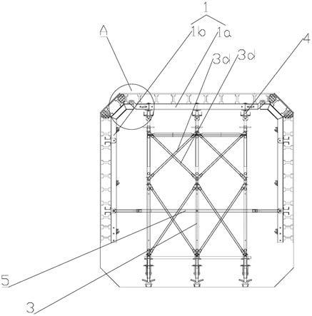 一种建筑施工用管廊模板支撑装置的制作方法