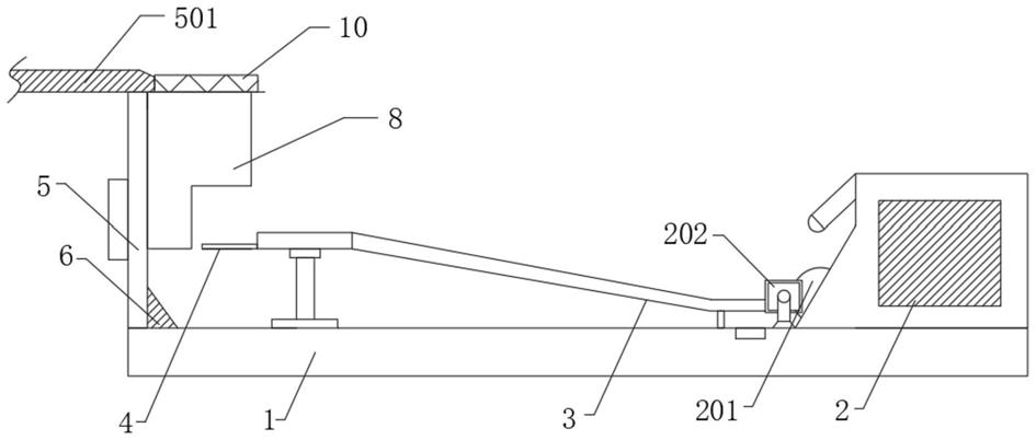 一种水磨机用进料装置的制作方法