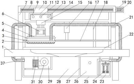 一种建筑木材加工用立式多孔钻机的制作方法