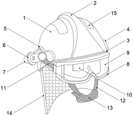 一种新型AR消防头盔的制作方法