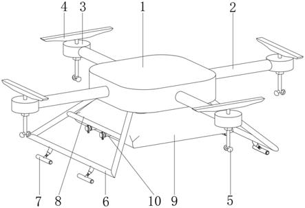 一种植保无人机降落防护装置的制作方法