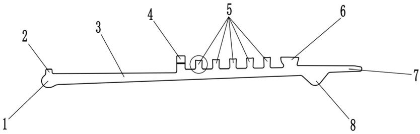 一种横编织机的选针片的制作方法