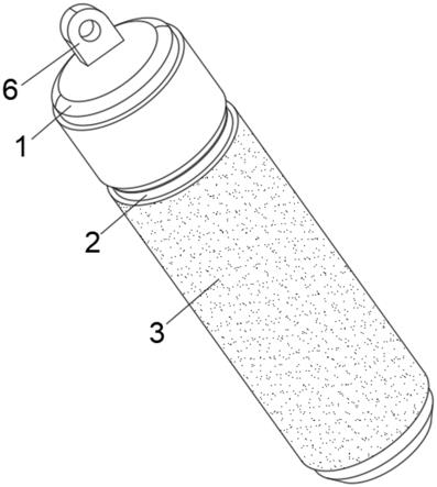 一种无需压力或密封容器存放灭火材料的装置的制作方法